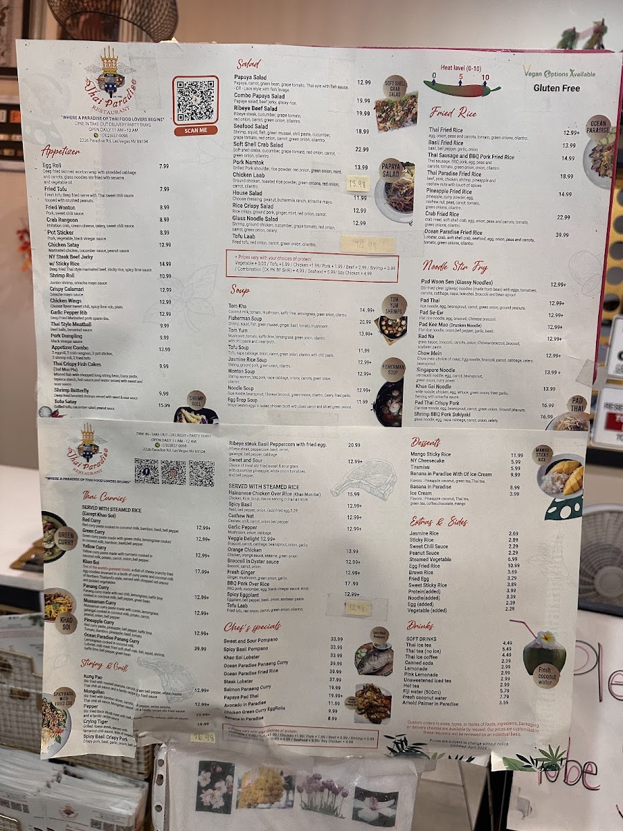 Thai Paradise Restaurant - Las Vegas Menu - Image 5